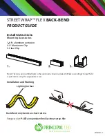 Предварительный просмотр 2 страницы Principal LED STREET WRAP FLEX BACK-BEND Product Manual