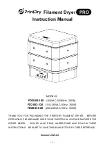 Preview for 1 page of PrintDry FD2003-100 Instruction Manual