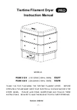 PrintDry FD2003-120 Instruction Manual предпросмотр