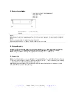 Preview for 9 page of Printek FieldPro DP-581 Operator'S Manual