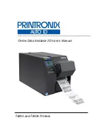 Preview for 1 page of Printronix Auto ID T8204 User Manual