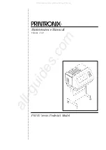 Printronix 108525-001 Maintenance Manual preview