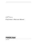 Предварительный просмотр 3 страницы Printronix ANSI Printer Programmer'S Reference Manual