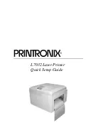 Предварительный просмотр 1 страницы Printronix L7032 Quick Setup Manual