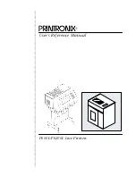 Предварительный просмотр 1 страницы Printronix P6000L User'S Reference Manual