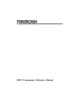 Printronix P7000 H-Series Programmer'S Reference Manual предпросмотр