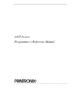 Предварительный просмотр 3 страницы Printronix P7000 H-Series Programmer'S Reference Manual