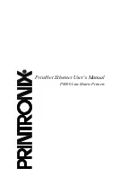 Preview for 1 page of Printronix PrintNet P8000 Line User Manual