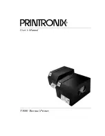 Предварительный просмотр 1 страницы Printronix T5000 Series User Manual