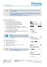 Предварительный просмотр 32 страницы Prinzing ESC300 Operating Instruction