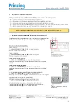 Предварительный просмотр 43 страницы Prinzing ESC300 Operating Instruction