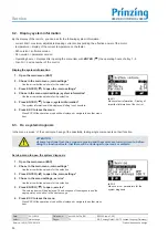 Предварительный просмотр 50 страницы Prinzing ESC300 Operating Instruction