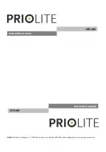 Preview for 1 page of Priolite 06-0400-01 Instruction Manual