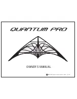 Предварительный просмотр 1 страницы Prism Designs QUANTUM PRO Owner'S Manual