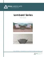 Предварительный просмотр 1 страницы Prism Hardscapes Lombard Series Installation, Operation & Maintenance Manual