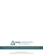 Предварительный просмотр 16 страницы Prism Hardscapes Lombard Series Installation, Operation & Maintenance Manual