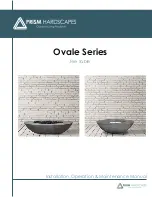 Предварительный просмотр 1 страницы Prism Hardscapes OVALE 60 Installation, Operation & Maintenance Manual