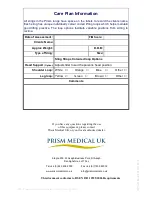 Preview for 8 page of Prism Medical UK Dual Access Sling Child User Manual