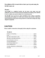 Preview for 2 page of Prism Medical UK SA160C User Manual