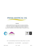 Preview for 12 page of Prism Medical UK SA160C User Manual