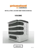 Preview for 1 page of Prismafood VISIOME Instructions For Installation, Use And Maintenance Manual