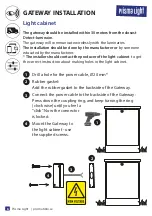 Предварительный просмотр 6 страницы Prismatibro Prisma Light Eliott Manual