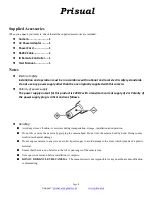 Preview for 4 page of Prisual TEM-30N User Manual