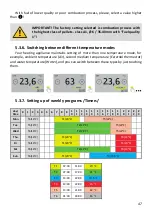 Preview for 47 page of PRITY KPW 24 Installation And Operation Manual