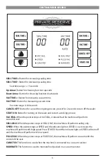 Предварительный просмотр 6 страницы Private Reserve HPRV950 User Manual