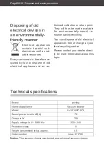 Предварительный просмотр 66 страницы privileg CJ151JCP-070 User Manual