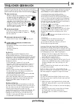 Preview for 3 page of privileg PWWT 8614 Daily Reference Manual