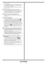 Preview for 12 page of privileg PWWT 8614 Daily Reference Manual