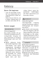 Preview for 17 page of privileg VC-H4526E-5 User Manual