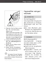 Preview for 27 page of privileg VC-H4526E-5 User Manual