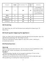 Preview for 16 page of PRIXTON Kitchen Gourmet KG200 Operation Instruction Manual