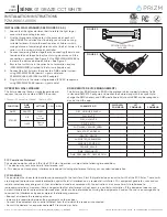 Preview for 2 page of PRIZM SENIK G1 GRAZE CCT WHITE Installation Instructions