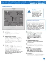 Предварительный просмотр 3 страницы Pro 1 IAQ T955WH Operating Manual