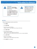 Preview for 5 page of Pro 1 IAQ T955WH Operating Manual