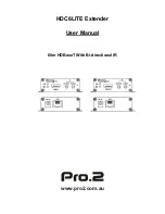 Pro 2 HDC6LITE User Manual предпросмотр