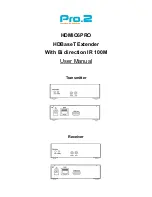 Preview for 1 page of Pro 2 HDMIC6PRO User Manual