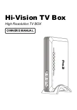 Pro 2 Hi-Vision TV Box Owner'S Manual preview