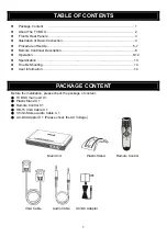 Preview for 2 page of Pro 2 Hi-Vision TV Box Owner'S Manual