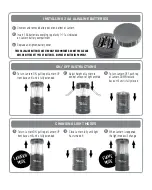 Предварительный просмотр 2 страницы Pro-4 Tactical 2-in-1 Flame Lantern Instruction Manual