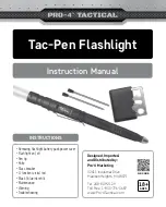 Pro-4 Tactical Tac-Pen Instruction Manual preview