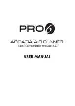 Предварительный просмотр 16 страницы Pro 6 Arcadia Air Runner User Manual