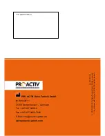 Предварительный просмотр 76 страницы PRO ACTIV 4you EVOSPEEDY 4teen Operating Instructions Service Booklet