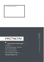 Preview for 48 page of PRO ACTIV SPEEDY F1 User Instructions