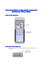 Предварительный просмотр 1 страницы PRO AIR TPW Portable Brief Description