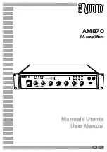 Pro Audio AM870 User Manual preview