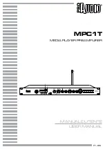 Pro Audio MPC1T User Manual предпросмотр